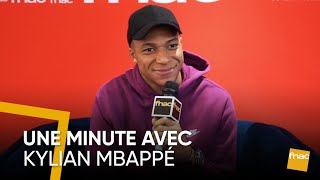 Une minute avec Kylian Mbappé
