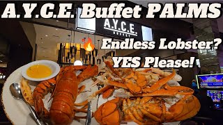 🦞 INSIDE the AYCE Lobster Buffet at Palms – Unlimited Lobster Feast in Vegas! #palmsbuffet