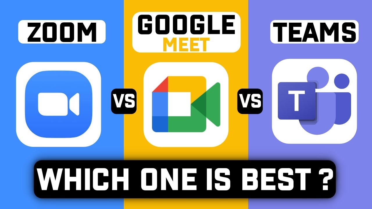 Zoom vs Google Meet vs Microsoft Teams Which Platform is Best? (2025