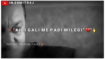 Attitude dialog WhatsApp status video | killer status video Sanjay dutt