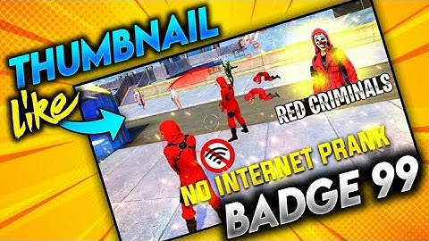 Thumbnail Like Badge 99 In Pixellab Without Pscc || 2021 Badge 99 Thumbnail Tutorial In Android/iOS