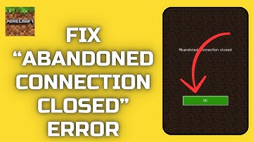 How to FIX Minecraft Abandoned Connection Closed in Less Than A Minute (2024)