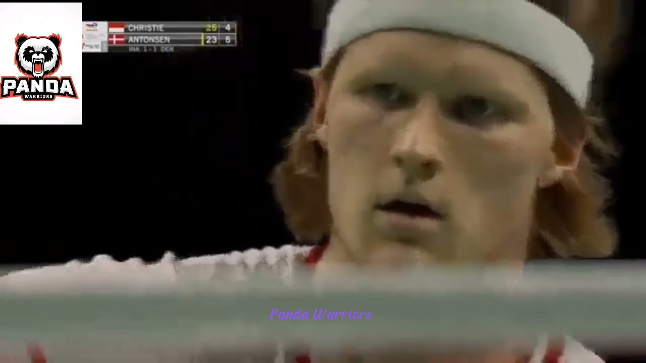 Cầu Lông SF Thomas Cup 2021 Christie vs Antosen (team Indonesia vs team Denmark) trận đơn