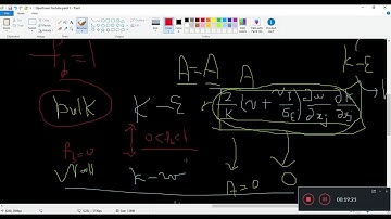 Turbulence Modelling 31 - kOmegaSST Model part i
