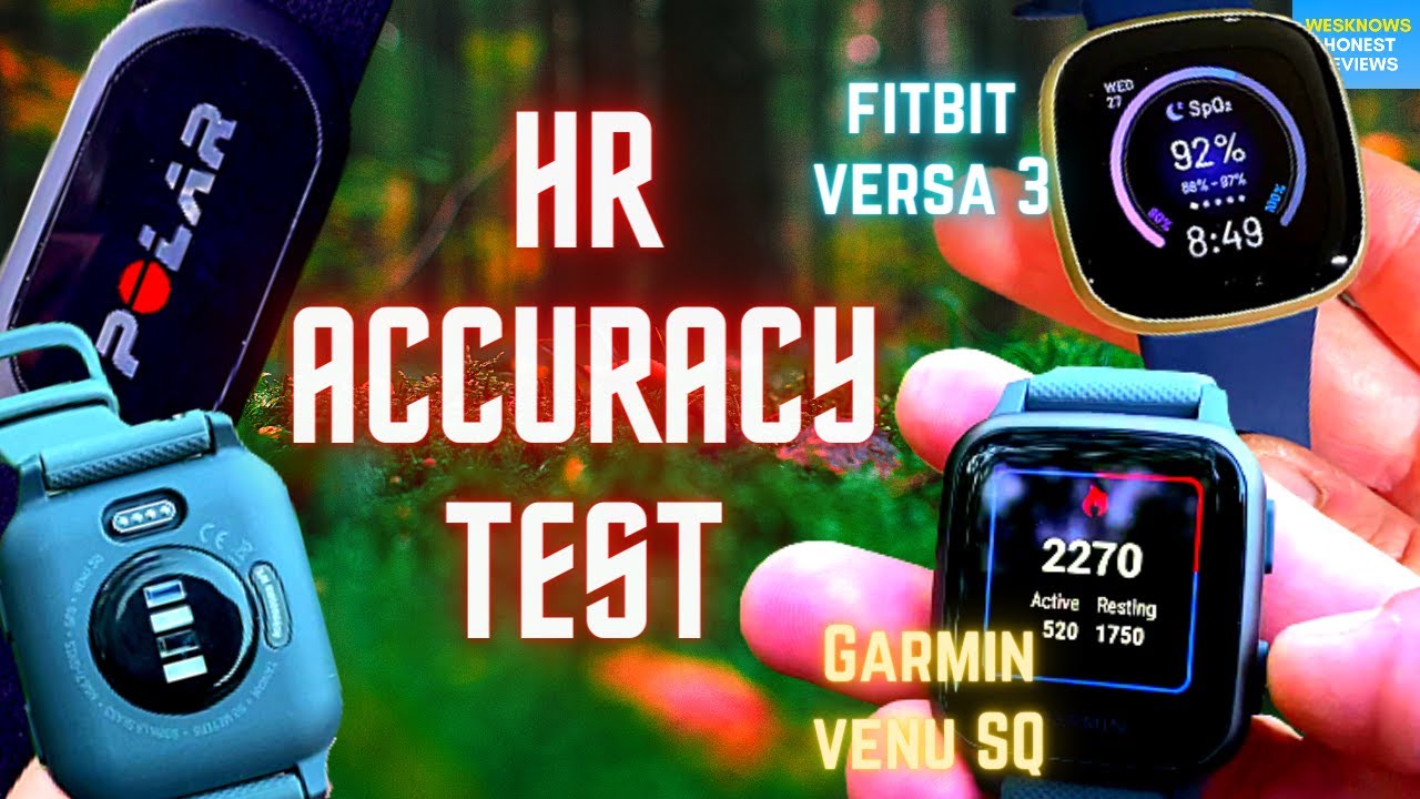 band scene nedenunder Heart Rate Accuracy Test for Fitbit Versa 3 vs Garmin Venu SQ | Review and  Comparison - YouTube
