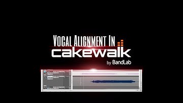 Vocal Alignment In Cakewalk By Bandlab #Cakewalk #CakewalkbyBandlab #bandlab #Vocal