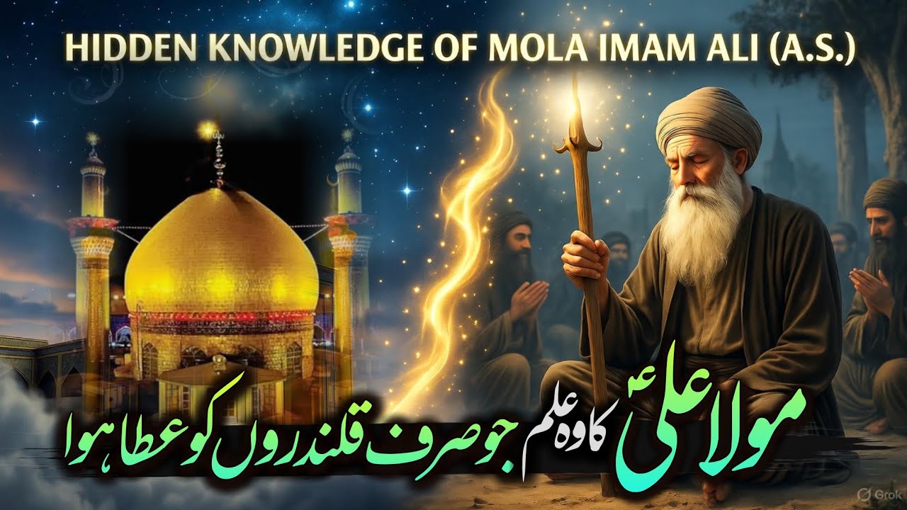 Sirf Qalandron Ko Mola Ali (A.S) Ka Wo Ilm Kyun Mila?