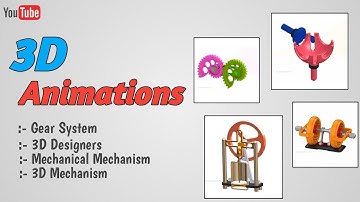 3D Mechanism Animation Video | 3D Designers | Autocad  | Solidworks Design | 50 Animation | #asmr