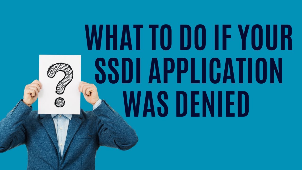 What To Do If Your SSDI Application Was Denied YouTube What to do if your ssdi application was denied youtube