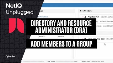 #HowTo Add Members to a Group in Directory and Resource Administrator