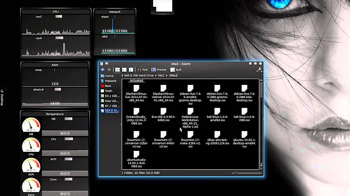 My 3ack3ox/KDM/KDE-plasma-desktop preview