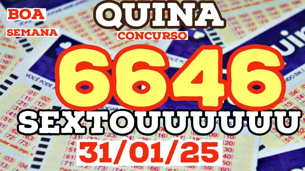 QUINA CONCURSO 6646 - YouTube
