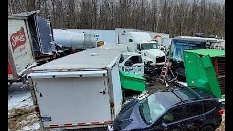 (BREAKING!!!) Deadly 50-car pileup on I-81 in Pennsylvania | Atleast 3 fatalities.