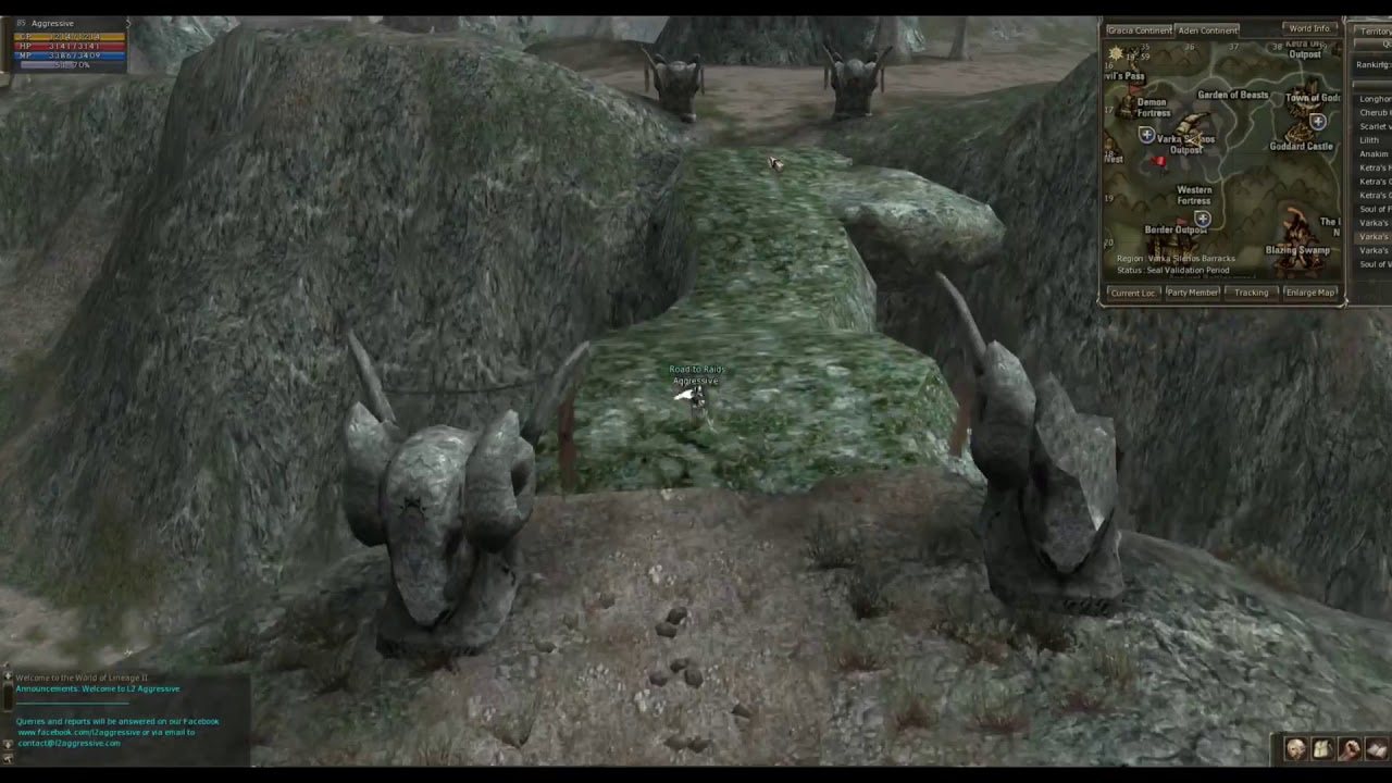 Road to Varkas Commander Mos Lv80 -  Aggressive Lineage 2 High Five 👽