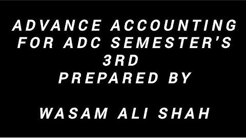 B com part 2 Advanced accounting chapter 6!! Adp