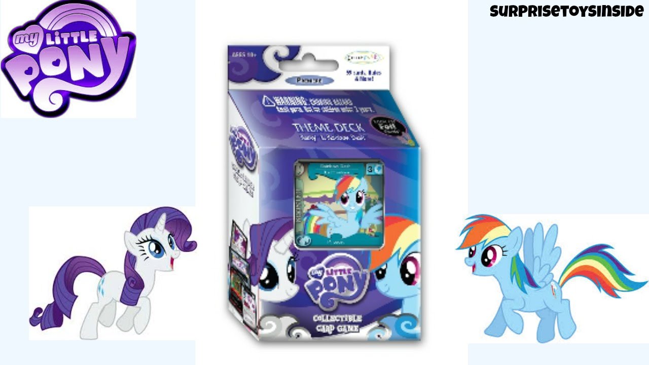 MY LITTLE PONY COLLECTIBLE CARD GAME MLP THEME DECK RARITY