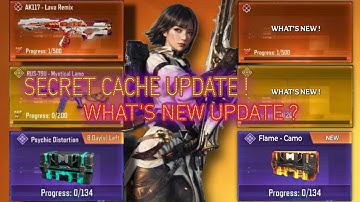 Secret Cache Event Big Update New Free Mythic Weapon and Legendary | 6th anniversary Leaks DMZ Mode