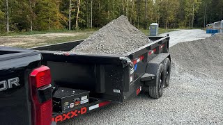 Maxx-D D7X Dump Trailer Walk Around And Review