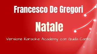 De Gregori Natale.Francesco De Gregori Natale Con Guida Canto Versione Karaoke Academy Italia Youtube