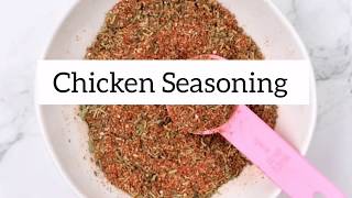 Best Chicken Seasoning Recipe