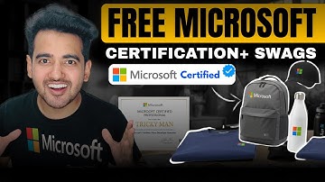 Microsoft Free Certification Offer 2025 | 50 Day Online Course With Certificate & FREE Swags