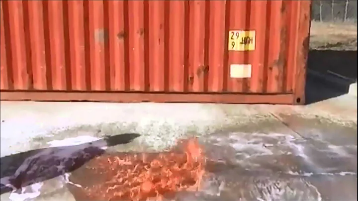 F 500 EA Extinguishes and Encapsulates E10 Gasoline Fire Low ENERGETECH