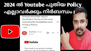 Annual reminder about YouTube’s Terms of Service, Community Guidelines and Privacy Policy