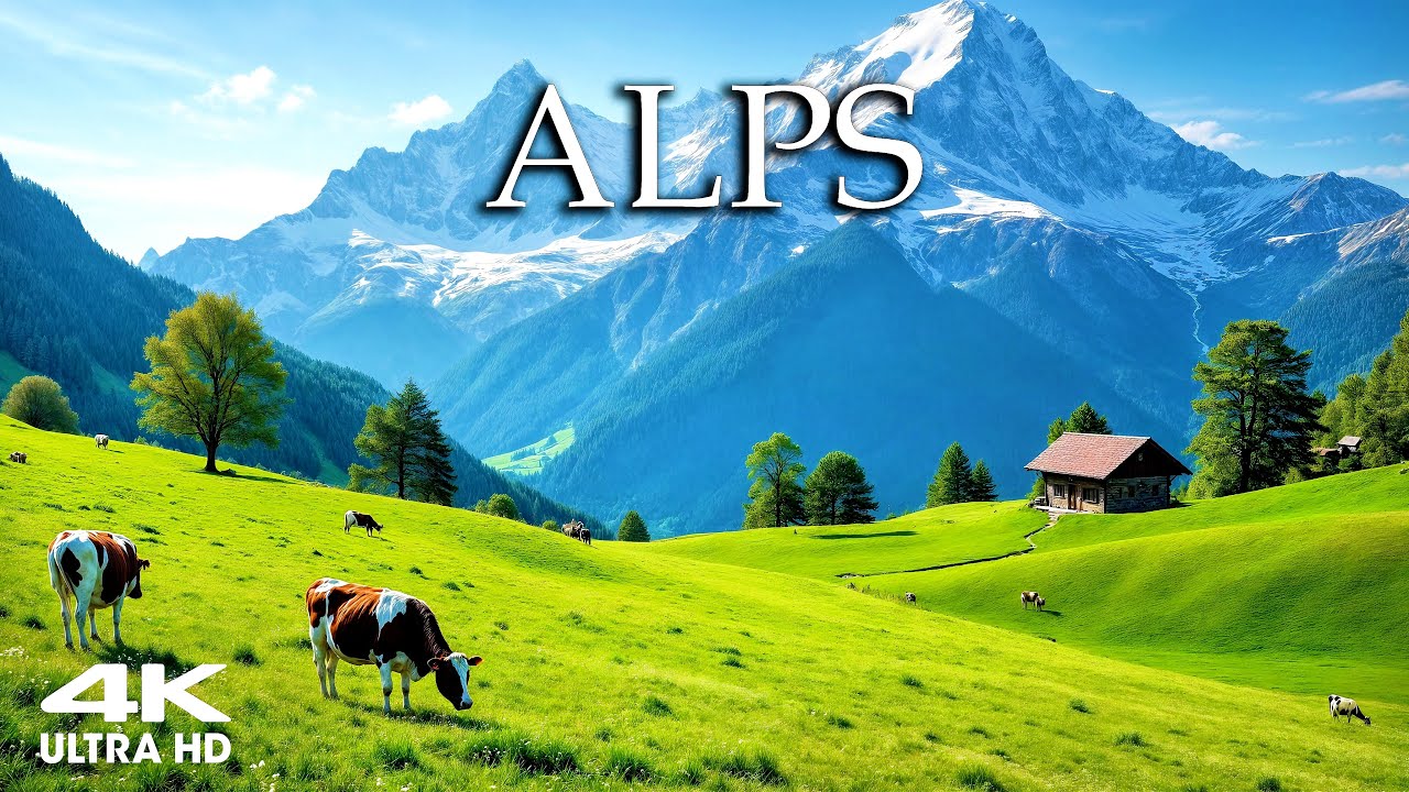 ALPS 4K | Discover Snow-Capped Peaks, Crystal Lakes & Scenic Alpine Villages