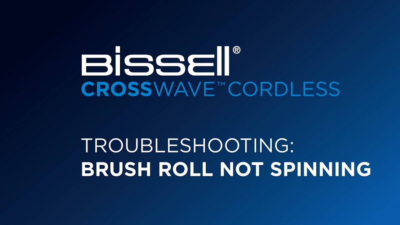 Troubleshooting Brush Roll Not Spinning CrossWave Cordless (En) YouTube