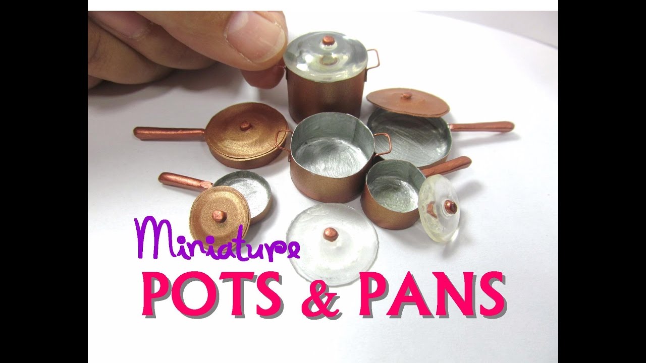 1:12 Dollhouse Miniature Metal Cooking Soup Pot Cookware Dollhouse Accessor ia