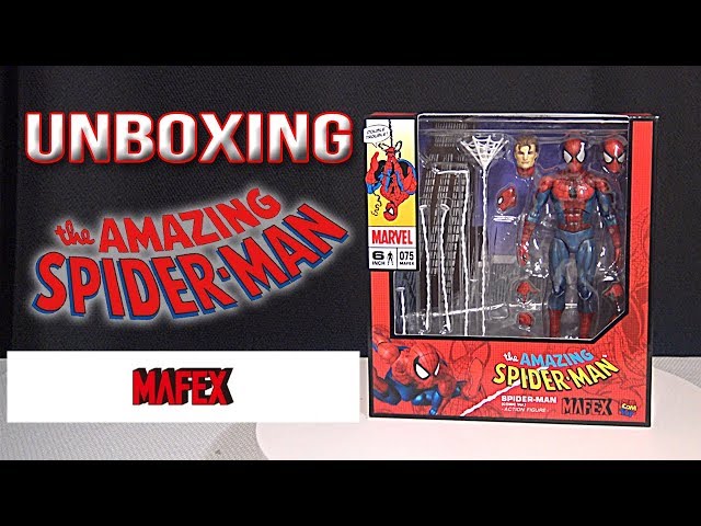 Unboxing Mafex Spiderman No.075 Comic Book Version Action Figure