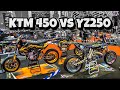 2 SUPERMOTO HEDON KTM SMR 450 &amp; YZ 250 X