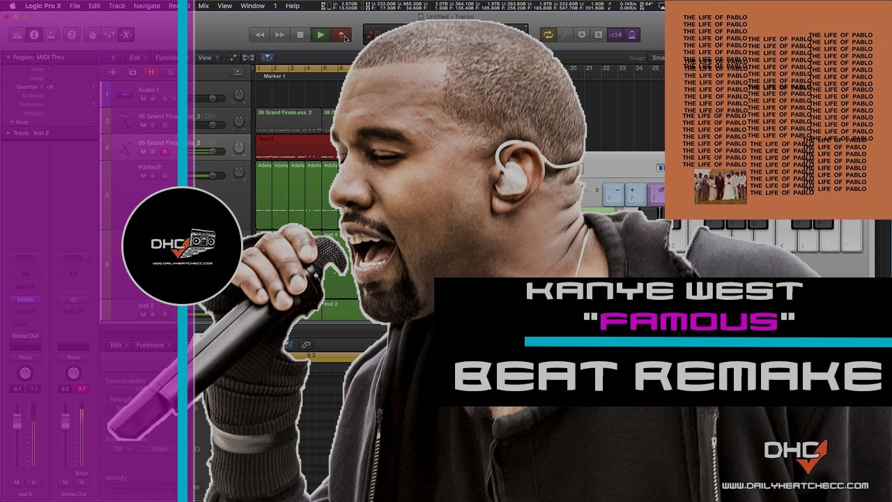 ➢ Chopping Samples: Like Kanye West “Famous” Beat Remake In Logic Pro X DailyHeatChecc ➢ Chopping Samples: Like Kanye West “Famous” Beat Remake In Logic Pro X DailyHeatChecc
