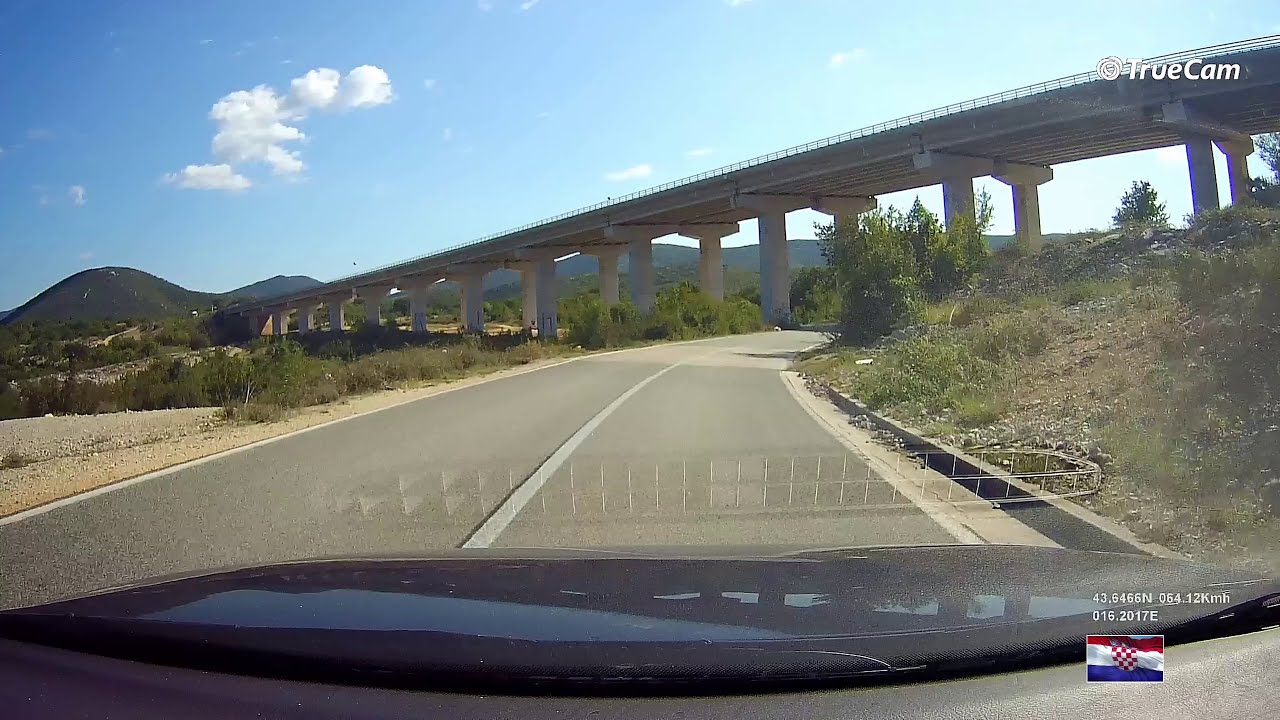 Vožnja od naselja Bogdanovići do naselja Primorski Dolac 🚙 u Dalmatinskoj Zagori ( Croatia )
