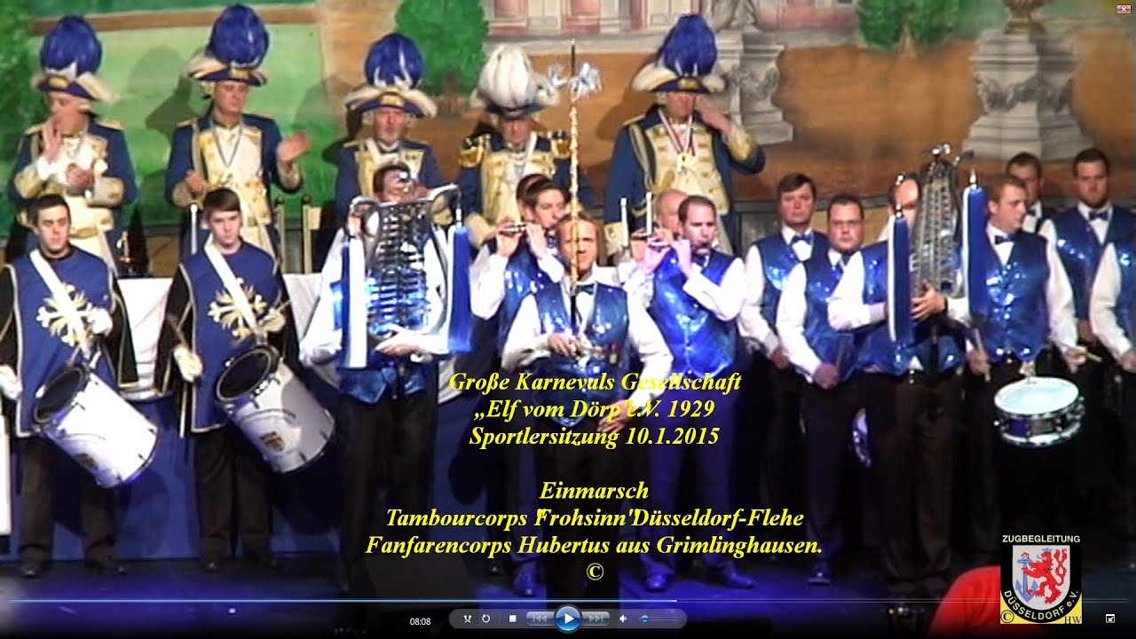 20150110 Sportlersitzung der Elf vom Dörp   Einmarsch