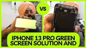 IPhone 13 pro green series problem fix | Green screen solution | 13 pro max ki green screen solution
