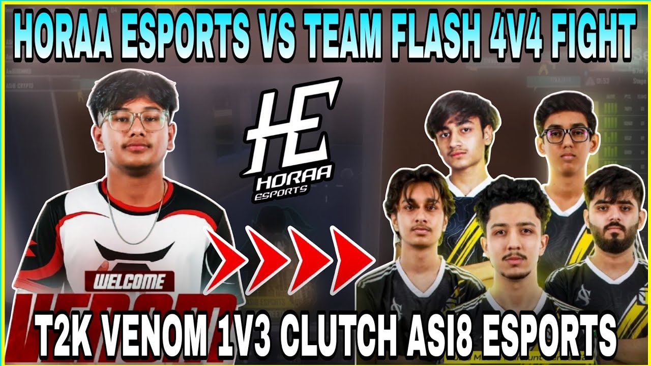 Horaa Esports разгромили Team Flash | T2K Venom одержали победу в схватке 1 на 3 с Agon i8 Esport...