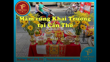 Mâm cúng Khai Trương đẹp mắt tại Cần Thơ | DỊCH VỤ ĐỒ CÚNG TRỌN GÓI TÂM PHÚC