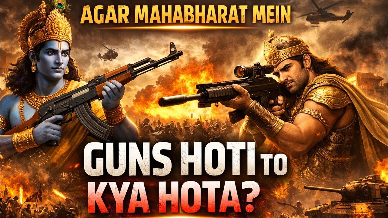 Mahabharat Me Agar Guns Hoti 😱 | Krishna With AK-47