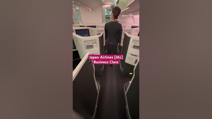 Japan Airlines (JAL) Business Class 🛫🇯🇵 #aviation #japanairlines #japan
