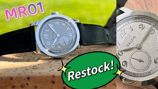 THEY ARE BACK! Complete Watch Review on the Baltic MR01 and Why you should own it - June 1st Restock