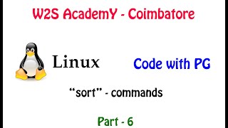 'sort' commands | Basics of LINUX | Part 6