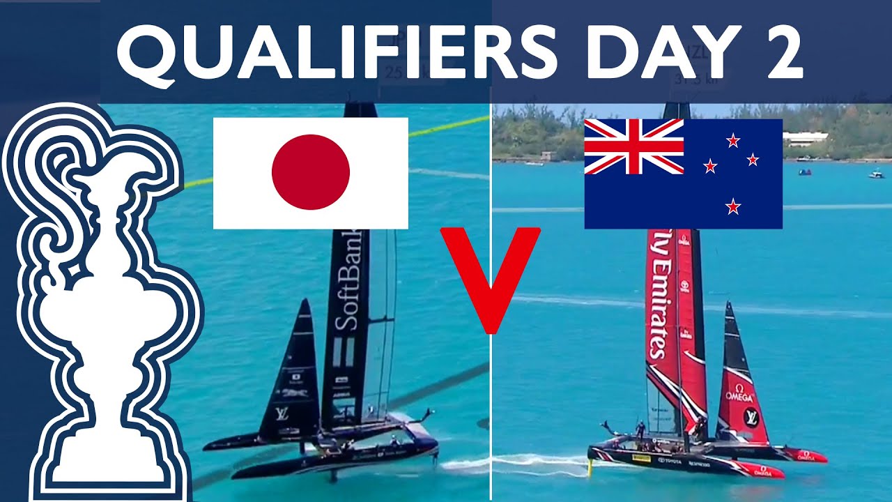 35th America's Cup LV Qualifiers Race 9 JPN vs. NZL | AMERICA'S CUP