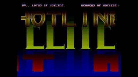 Atari ST, Elite CD 25 Intro, Real Hardware (Stereo)