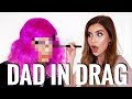 DOING MY DAD'S DRAG MAKEUP!