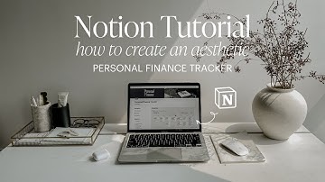 NOTION TUTORIAL | How to Create Aesthetic Personal Finance & Budget Tracker in Notion *from scratch