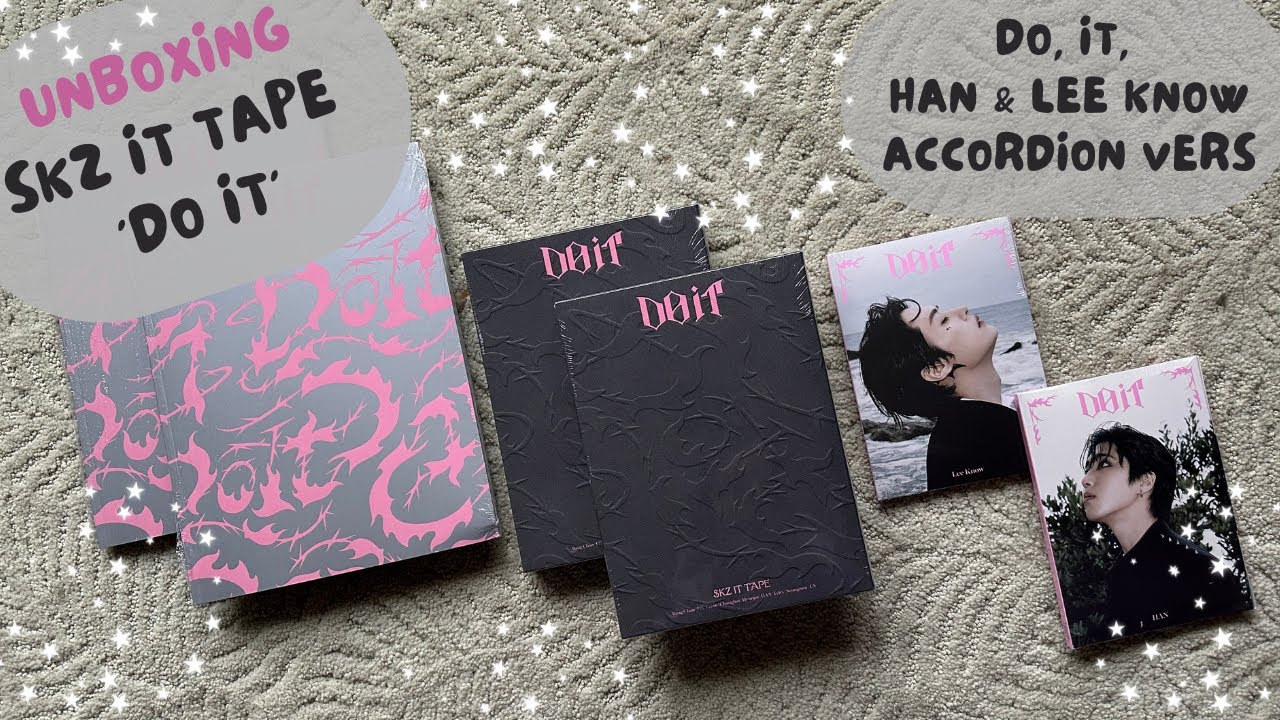 Распаковка кассеты Stray Kids It Tape «Do It» ♡ (версии Do It, Lee Know и Han на аккордеоне!) ♡