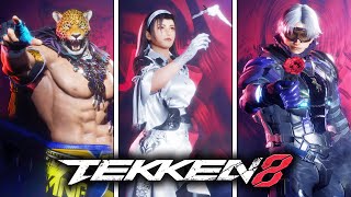Tekken 8  All Character Select Animations & Voice Lines (Updated)