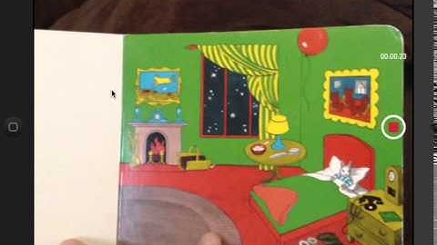 How to record the reading of a story by students using the camera app on an IPAD