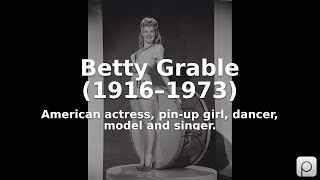 Betty Grable (1916–1973). Find public domain images of Betty Grable (1916–1973) at https://PICRYL...